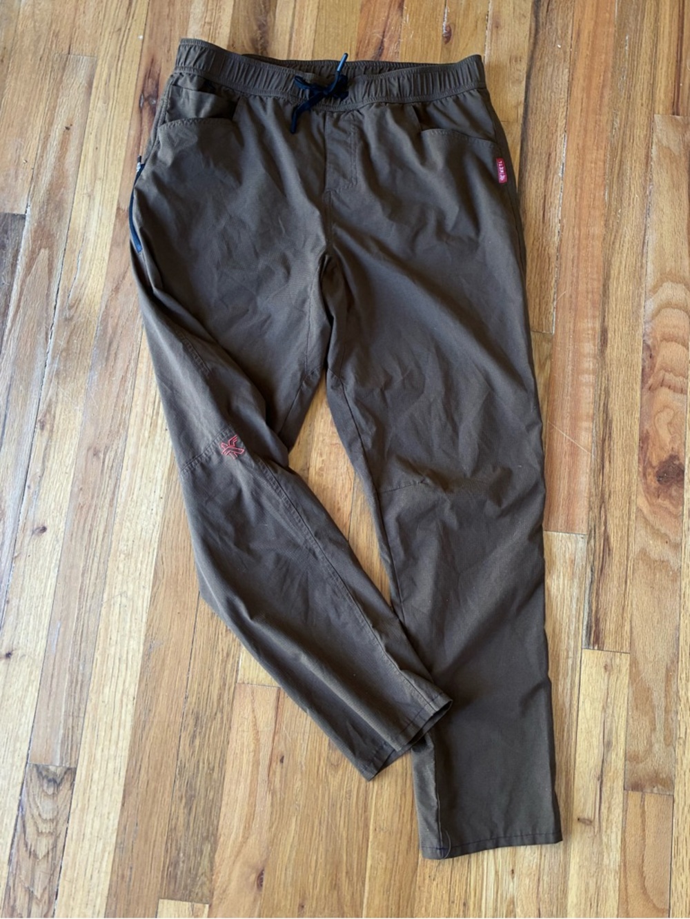 Ketl Men's Lightweight Hiking Pants Olive Brown Size Large